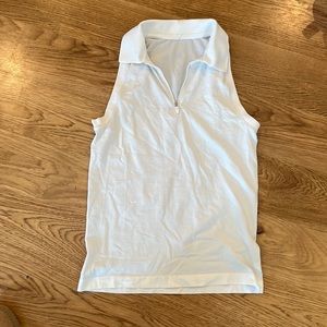 Lululemon polo tank. White size 6 women’s